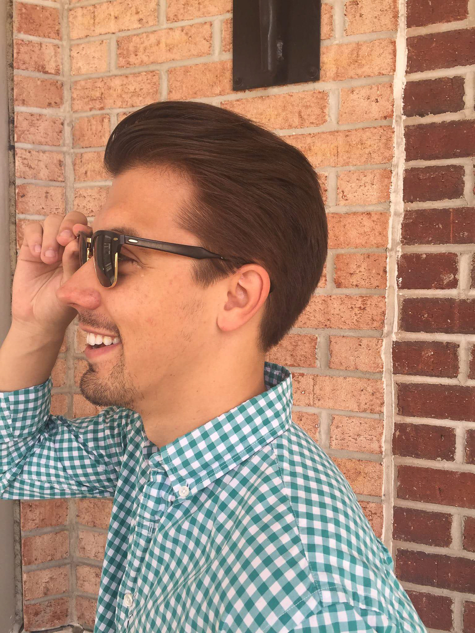 mens pompadour and sunglasses tribeca salon tampa