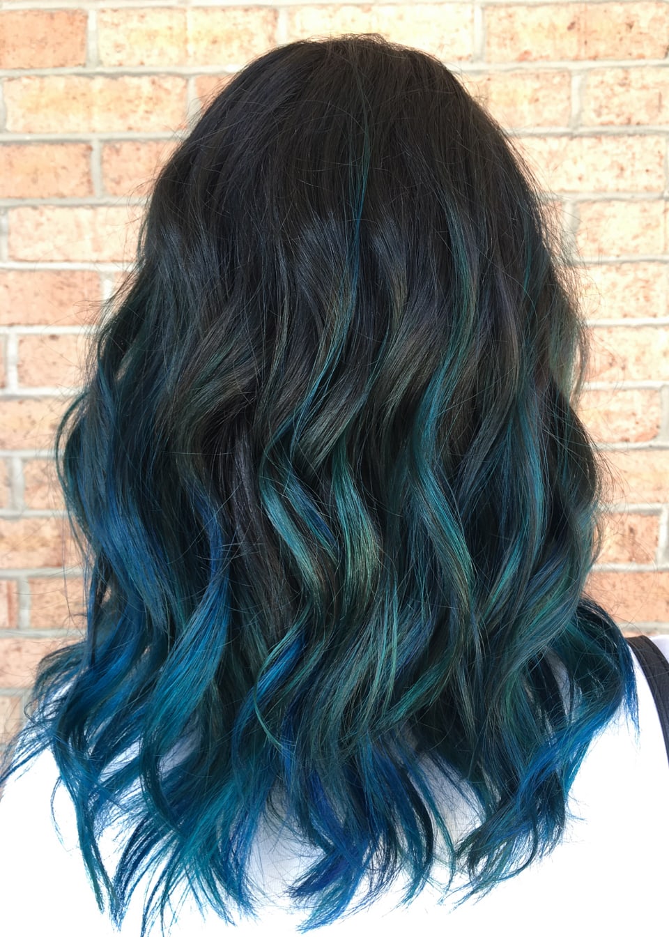 teal blue bayalage tribeca salons portfolio