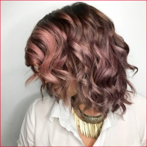 Chocolate Rose Gold Hair Color Trend Tribeca Salon